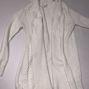 Knit cream cardigan